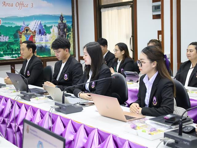นิเทศการฝึกประสบการณ์วิชาชีพการบริหารการศึกษา ณ สพป.ชร.3