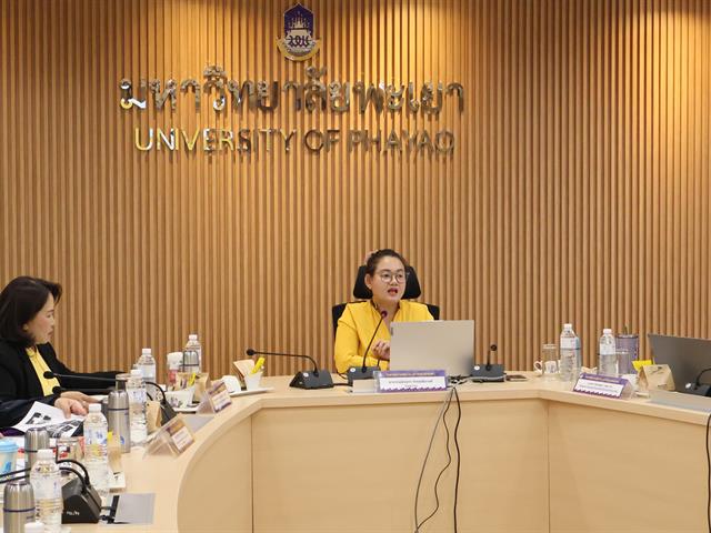 วิทยาลัยการจัดการ มหาวิทยาลัยพะเยา จัดการอบรมโครงการส่งเสริมระบบการบริหารและการดำเนินงานตามเกณฑ์มหาวิทยาลัยสีเขียว ประจำปีงบประมาณ 2568