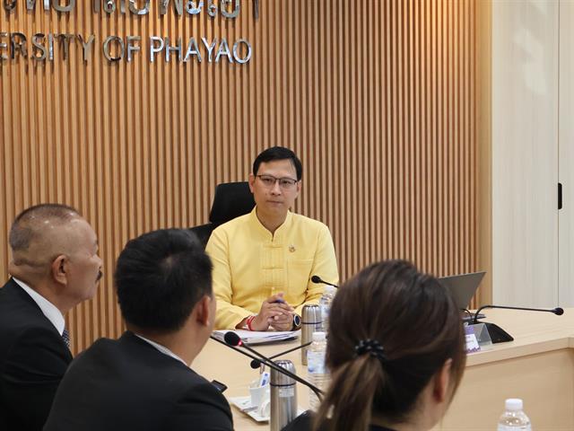 วิทยาลัยการจัดการ มหาวิทยาลัยพะเยา ต้อนรับและร่วมหารือการร่วมลงนามความเข้าใจ (MOU) ระหว่าง Guangxi University, China
