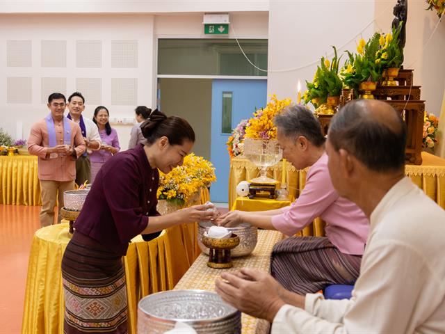 คณะศิลปศาสตร์จัดโครงการสุขสะหรี ปี๋ใหม่เมือง และทำบุญคณะศิลปศาสตร์ ประจำปี ๒๕๖๘