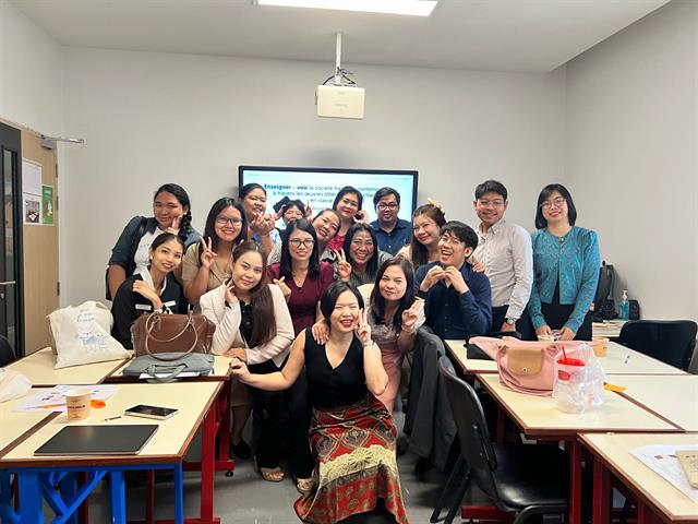 French Lecturer from the School of Liberal Arts Invited as Speaker for SCAC-OBEC 2024 National French Teachers Training Program