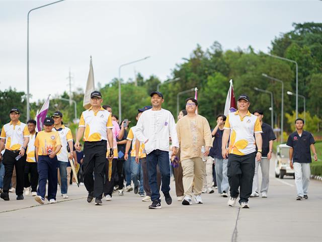 ศูนย์สิ่งแวดล้อมและการจัดการที่ยั่งยืน มหาวิทยาลัยพะเยา ร่วมประเพณีเดินขึ้น ม. ประจำปี 2568