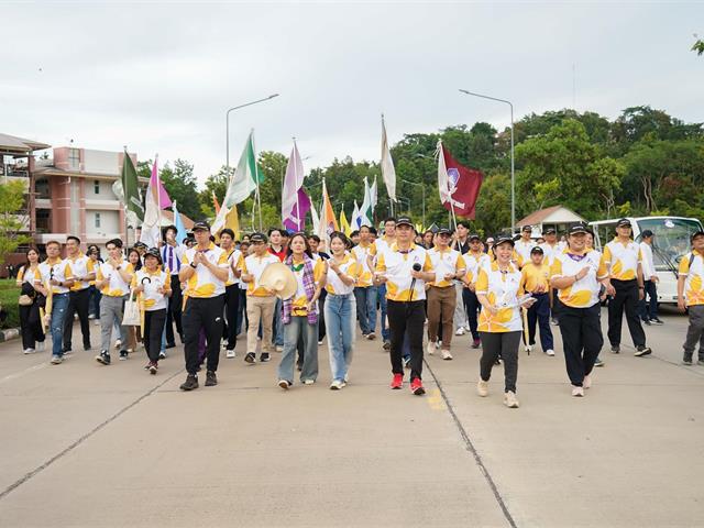 คณะวิศวกรรมศาสตร์ เข้าร่วมโครงการประเพณีเดินเข้า ม.ประจำปี 2568 มุ่งเน้นการส่งเสริมให้นิสิตได้พัฒนาในด้านสุนทรียภาพ