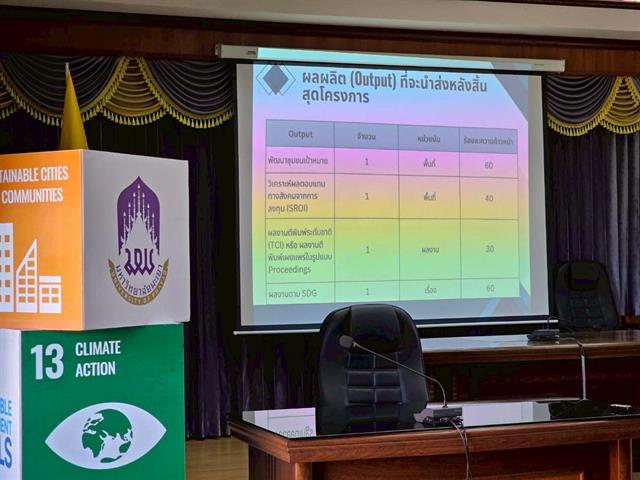 1 คณะ 1 เป้าหมายการพัฒนาที่ยั่งยืน (SDG)