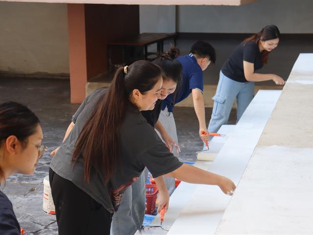 คณะวิศวกรรมศาสตร์ ขับเคลื่อนโครงการพัฒนาภูมิทัศน์ เตรียมความพร้อมสู่การเปิดภาคการศึกษาใหม่