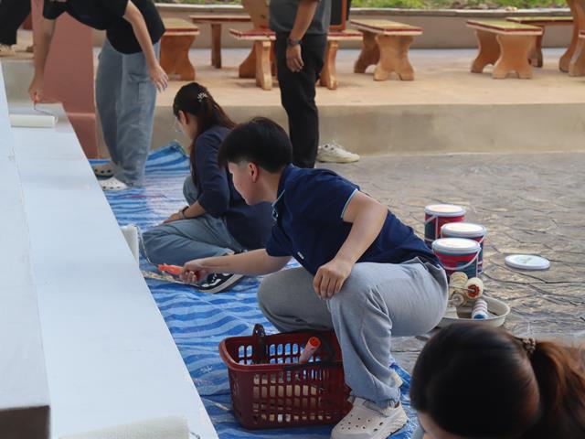คณะวิศวกรรมศาสตร์ ขับเคลื่อนโครงการพัฒนาภูมิทัศน์ เตรียมความพร้อมสู่การเปิดภาคการศึกษาใหม่