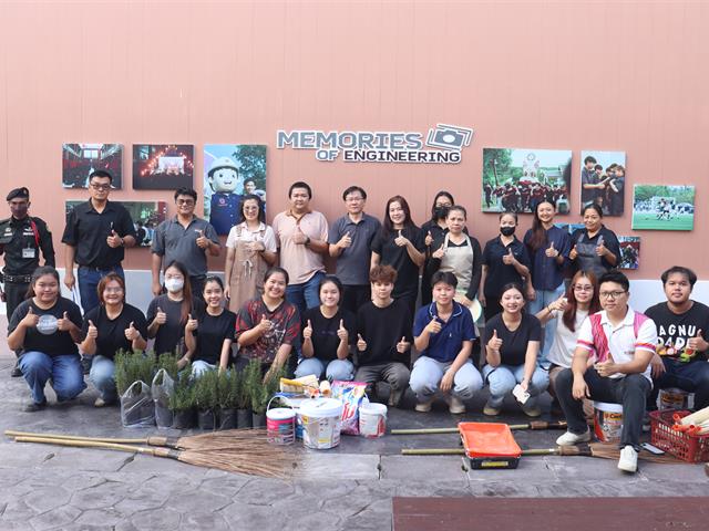 คณะวิศวกรรมศาสตร์ ขับเคลื่อนโครงการพัฒนาภูมิทัศน์ เตรียมความพร้อมสู่การเปิดภาคการศึกษาใหม่