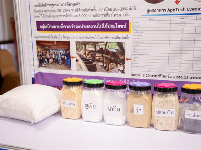 มหาวิทยาลัยพะเยา ยกทัพนักวิจัย นำนวัตกรรมพร้อมใช้และเทคโนโลยีที่เหมาะสม ร่วมจัดแสดงในงาน Appropriate Technology Matching Day 2025 ภาคเหนือ