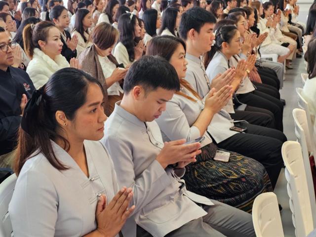 ม.พะเยาร่วมใจ๋ ฮ่วมบุญขึ้นปี๋ใหม่ น้อมเทิดไท้ พระพันปีหลวง