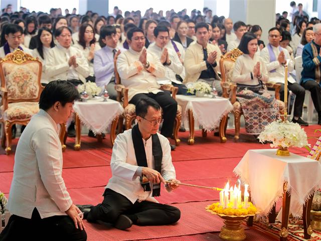 คณะทันตแพทยศาสตร์ มหาวิทยาลัยพะเยา เข้าร่วมพิธีทำบุญเนื่องในโอกาสวันขึ้นปีใหม่ พุทธศักราช 2569 และการเฉลิมฉลองครบรอบ 16 ปี แห่งการสถาปนามหาวิทยาลัยพะเยา