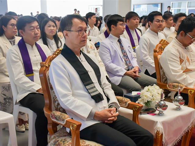 วิทยาลัยการศึกษา เข้าร่วมพิธีทำบุญเนื่องในวันขึ้นปีใหม่ ๒๕๖๙ เฉลิมฉลองครบรอบ ๑๖ ปี มหาวิทยาลัยพะเยา