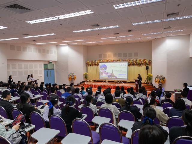 คณะศิลปศาสตร์ร่วมต้อนรับผู้แทนจากสถานเอกอัครราชทูตฝรั่งเศส โครงการเสริมสร้างความร่วมมือด้านวัฒนธรรมและภาษา