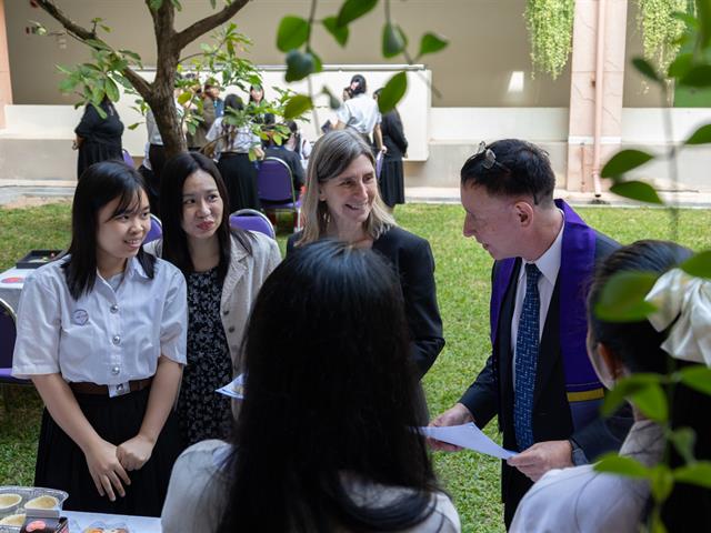คณะศิลปศาสตร์ร่วมต้อนรับผู้แทนจากสถานเอกอัครราชทูตฝรั่งเศส โครงการเสริมสร้างความร่วมมือด้านวัฒนธรรมและภาษา