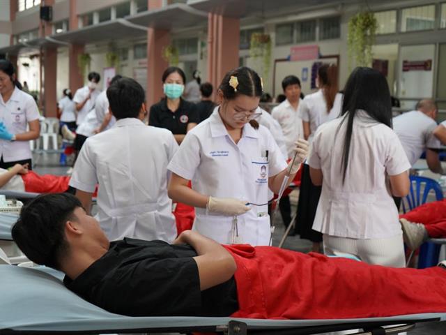 บริจาคโลหิต เนื่องในวาระครบ 100 วัน สตมวาร แห่งการเสด็จสวรรคต