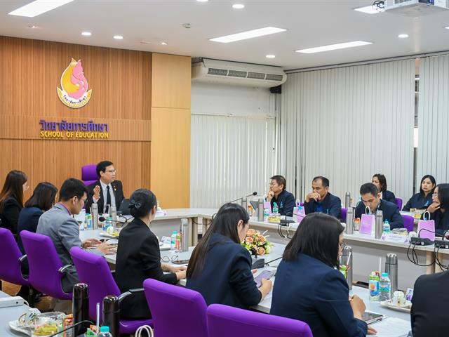 วิทยาลัยการศึกษา ต้อนรับคณะศึกษาดูงานระบบการบริหารจัดการสำนักงานคณะ จากคณะศึกษาศาสตร์ มหาวิทยาลัยทักษิณ