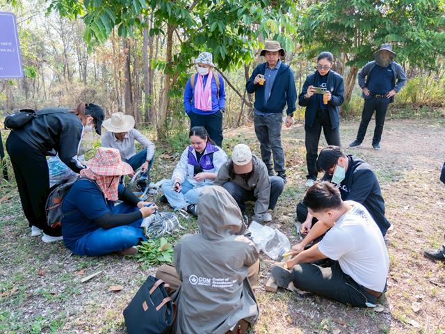 คณะวิศวกรรมศาสตร์ เข้าร่วมการตรวจวัดการกักเก็บคาร์บอนของป่าไม้ มุ่งสู่ความเป็นกลางทางคาร์บอน