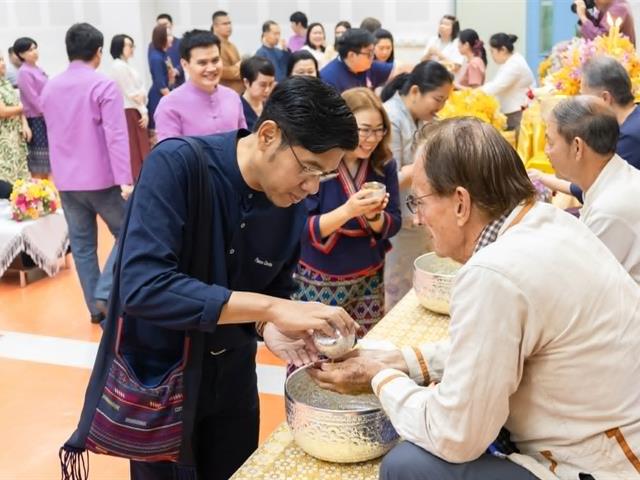 คณะศิลปศาสตร์ได้จัดโครงการ “สุขสะหรี ปี๋ใหม่เมือง และทำบุญคณะศิลปศาสตร์” ประจำปี ๒๕๖๙