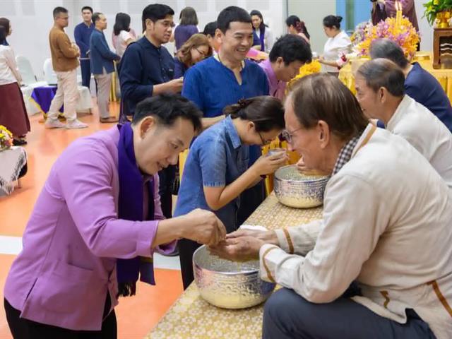 คณะศิลปศาสตร์ได้จัดโครงการ “สุขสะหรี ปี๋ใหม่เมือง และทำบุญคณะศิลปศาสตร์” ประจำปี ๒๕๖๙