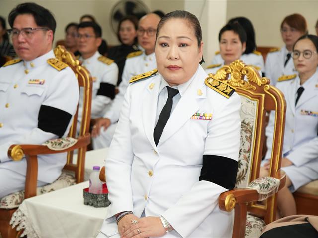 อธิการบดีมหาวิทยาลัยพะเยา มอบหมายรองอธิการบดีเป็นประธานในพิธีพระราชทานน้ำหลวงอาบศพ ผู้ช่วยศาสตราจารย์ ดร.สุนทร คล้ายอ่ำ