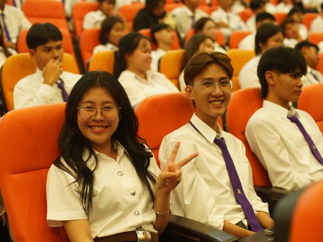 คณะวิศวกรรมศาสตร์ จัดโครงการปฐมนิเทศนิสิตใหม่ ต้อนรับฟ้ามุ่ยช่อที่ 16