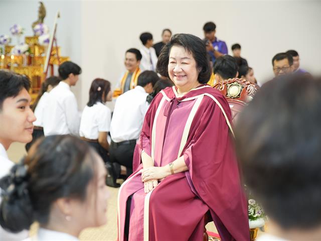 คณะทันตแพทยศาสตร์ มหาวิทยาลัยพะเยา เข้าร่วมพิธีไหว้ครู มหาวิทยาลัยพะเยา ประจำปีการศึกษา 2569