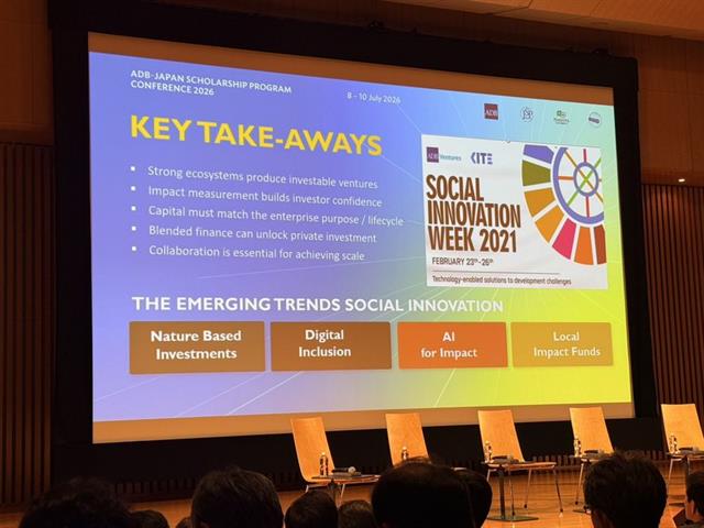 ผู้อำนวยการวิทยาเขตเชียงราย มหาวิทยาลัยพะเยา เข้าร่วมการประชุม ADB-Japan Scholarship Program Conference 2026 ณ ม.นาโกย่า ประเทศญี่ปุ่น มุ่งสร้างเครือข่ายวิชาการระดับนานาชาติ ขับเคลื่อนการศึกษาเพื่อการพัฒนาที่ยั่งยืน