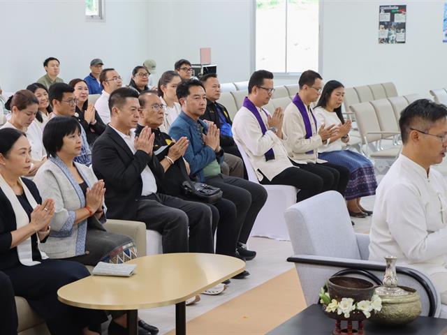 คณะกรรมการธรรมาภิบาลจังหวัดพะเยา (ก.ธ.จ. พะเยา) เยี่ยมติดตามโครงการอาคารการเรียนรู้และอนุรักษ์นกยูงไทย พร้อมร่วมพิธีเปิดคลินิกรักษาสัตว์ มหาวิทยาลัยพะเยา
