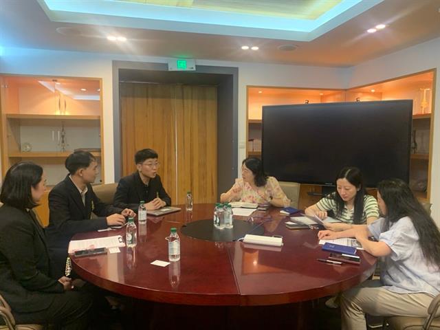 คณะศิลปศาสตร์ มหาวิทยาลัยพะเยา เข้าเยี่ยมเยือนศูนย์การศึกษาและความร่วมมือด้านภาษาระหว่างประเทศ กระทรวงศึกษาธิการแห่งสาธารณรัฐประชาชนจีน