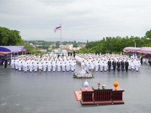 คณะทันตแพทยศาสตร์ มหาวิทยาลัยพะเยา ร่วมพิธีบวงสรวงและบำเพ็ญกุศลอุทิศถวายสมเด็จพระนเรศวรมหาราช เนื่องในโอกาสวันสถาปนามหาวิทยาลัยพะเยา ครบรอบ 16 ปี