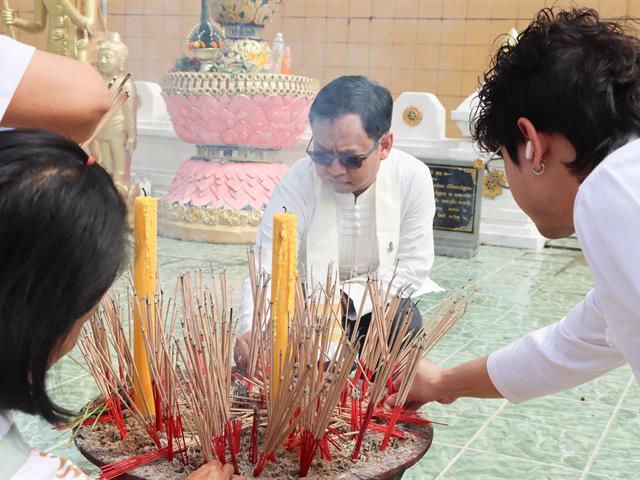 กองแผนงาน สืบสานคุณค่าพุทธประเพณี เสริมสร้างคุณธรรม หล่อหลอมวัฒนธรรมองค์กรแห่งธรรมาภิบาล