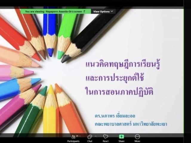 โครงการพัฒนาศักยภาพด้านการสอนสำหรับพยาบาลพี่เลี้ยง
