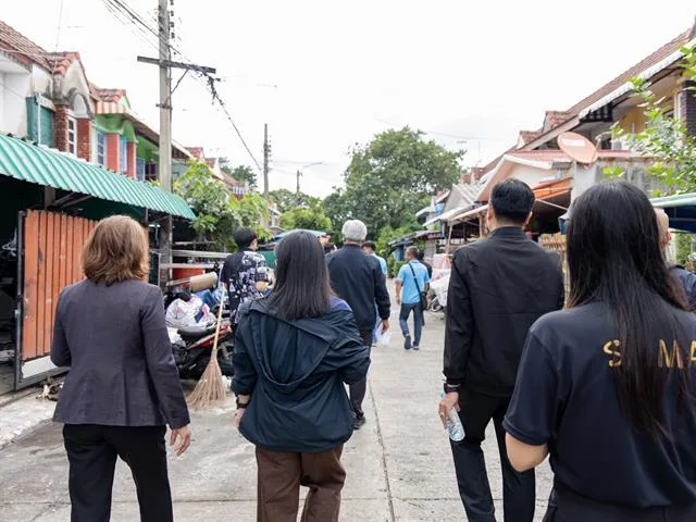 การลงพื้นที่ติดตามความก้าวหน้าโครงการเพื่อเพิ่มประสิทธิภาพสินค้าชุมชนยั่งยืน