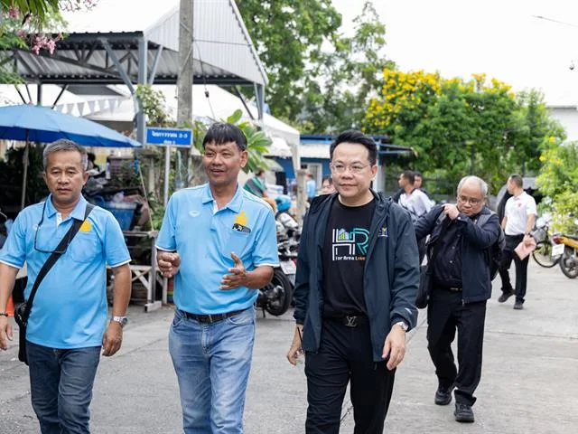 การลงพื้นที่ติดตามความก้าวหน้าโครงการเพื่อเพิ่มประสิทธิภาพสินค้าชุมชนยั่งยืน