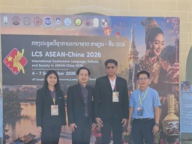 อาจารย์สาขาวิชาภาษาไทย-จีน คณะศิลปศาสตร์ สู่เวทีวิชาการระดับนานาชาติ “อาเซียน-จีน 2026”