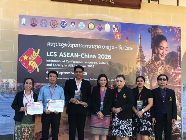 อาจารย์สาขาวิชาภาษาไทย-จีน คณะศิลปศาสตร์ สู่เวทีวิชาการระดับนานาชาติ “อาเซียน-จีน 2026”