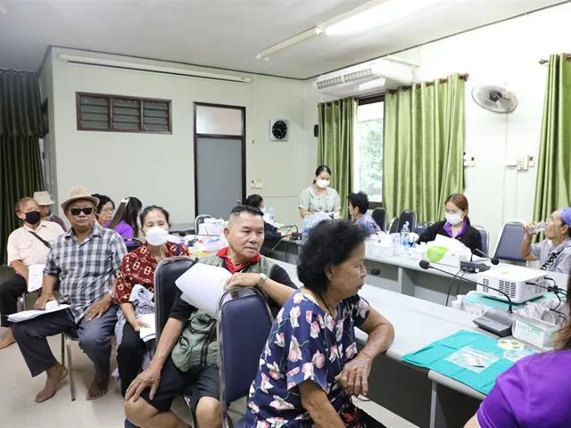 คณะทันตแพทยศาสตร์ มหาวิทยาลัยพะเยา ร่วมกับ มหาวิทยาลัยนีงาตะ ลงพื้นที่ รพ.สต.ท่าวังทอง ติดตามสุขภาพผู้สูงอายุปีที่ 2 ภายใต้วิจัยระยะยาว 3 ปี