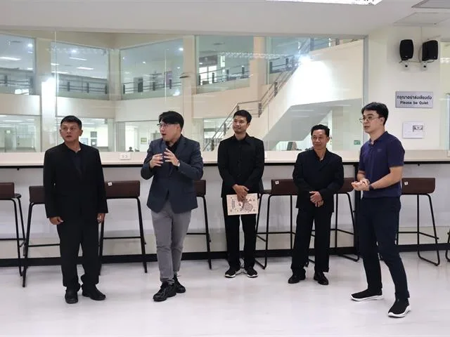ต้อรับคณะศึกษาดูงานโรงเรียนบ้านใหม่รัตนโกสินทร์ อำเภอแม่เมาะ