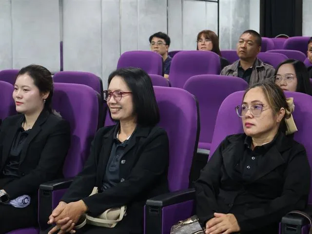 ต้อรับคณะศึกษาดูงานโรงเรียนบ้านใหม่รัตนโกสินทร์ อำเภอแม่เมาะ