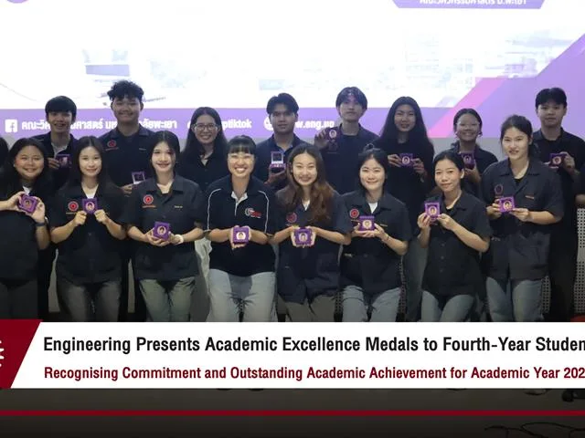 Engineering Presents Academic Excellence Medals to Fourth-Year Students Recognising Commitment and Outstanding Academic Achievement for Academic Year 2025