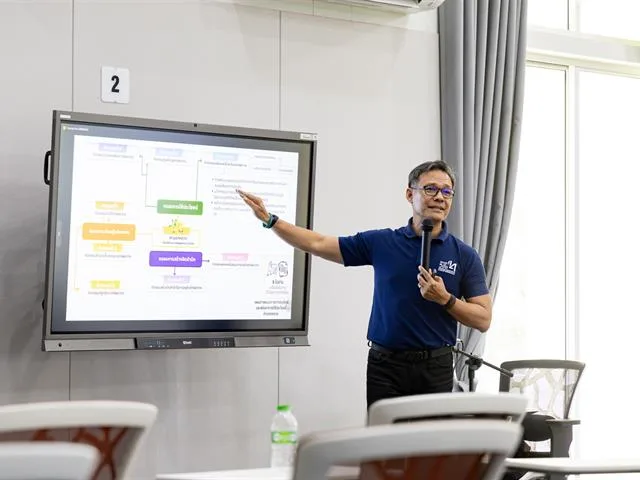 กองบริหารงานวิจัย จัดประชุมชี้แจงแนวทางการรับทุนสนับสนุนการวิจัย อพ.สธ.-มพ. ประจำปีงบประมาณ 2570