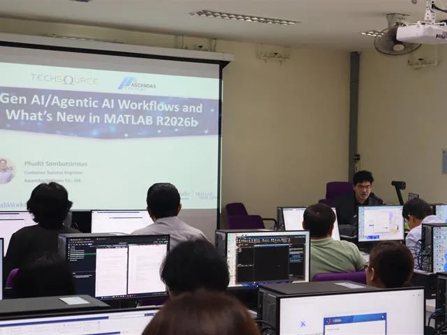 วิศวกรรมและเทคโนโลยีระบบราง จัดอบรม MATLAB เสริมทักษะ GenAI และ Agentic AI สู่การประยุกต์ใช้ทางวิศวกรรม