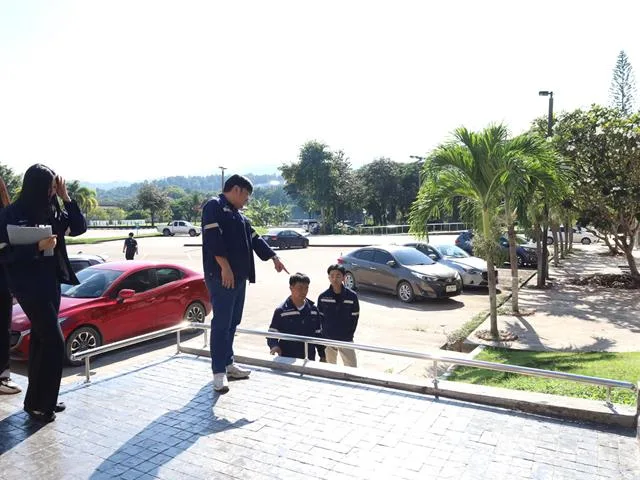 ลงพื้นที่ติดตาม, ปรับปรุงพื้นที่, ห้องสำนักงานสภา , บันไดทางเดินหน้าคณะเกษตรศาสตร์