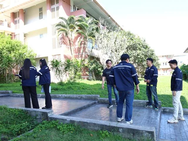 site monitoring visit, renovate the area , Office of  Council , the walkway staircase