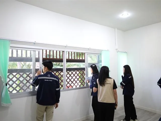 site monitoring visit, renovate the area , Office of  Council , the walkway staircase