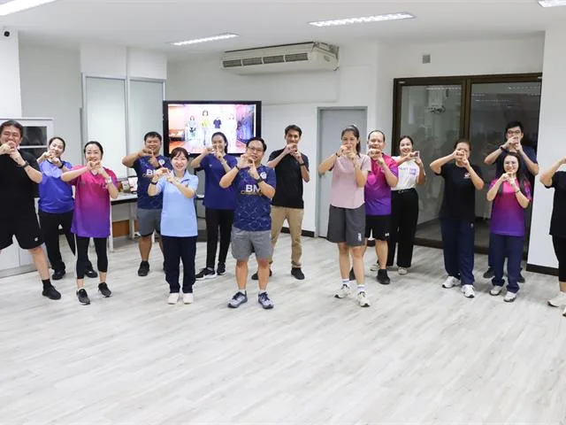 กองแผนงาน มหาวิทยาลัยพะเยา จัดกิจกรรม BMI Challenge ขับเคลื่อน Happy Body ส่งเสริมสุขภาพบุคลากร สร้างสุขในที่ทำงาน