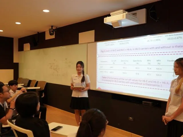 สาขาวิชาเทคนิคการแพทย์ มพ. จัดกิจกรรมนำเสนอผลงานทางวิชาการในรูปแบบโปสเตอร์