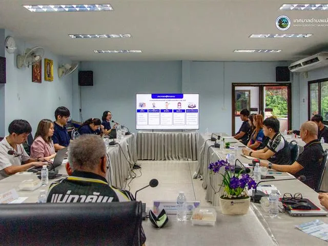 เตรียมความพร้อมรับมืออุทกภัย พร้อมซักซ้อมการใช้งานระบบแจ้งเหตุ “พะเยาตันใจ๋”