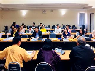 ผู้บริหารคณะทันตแพทยศาสตร์ร่วมประชุมเกี่ยวกับความมือในการผลิตบัณฑิตทันตแพทย์ต่อยังจังหวัดน่าน