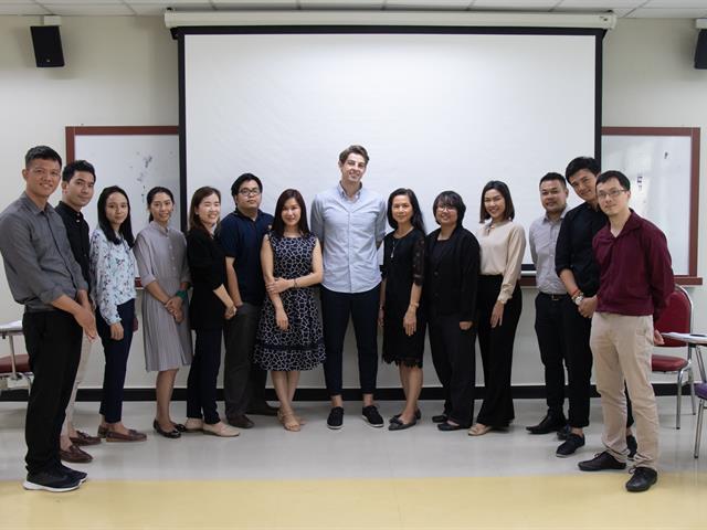 คณะศิลปศาสตร์ ร่วมกับ สถานเอกอัครราชทูตฝรั่งเศส ประจำประเทศไทย จัดโครงการ  Francais professionnel en enseignement optionnel a l’universite pour les debutants et faux debutants : activites et gestion de classe