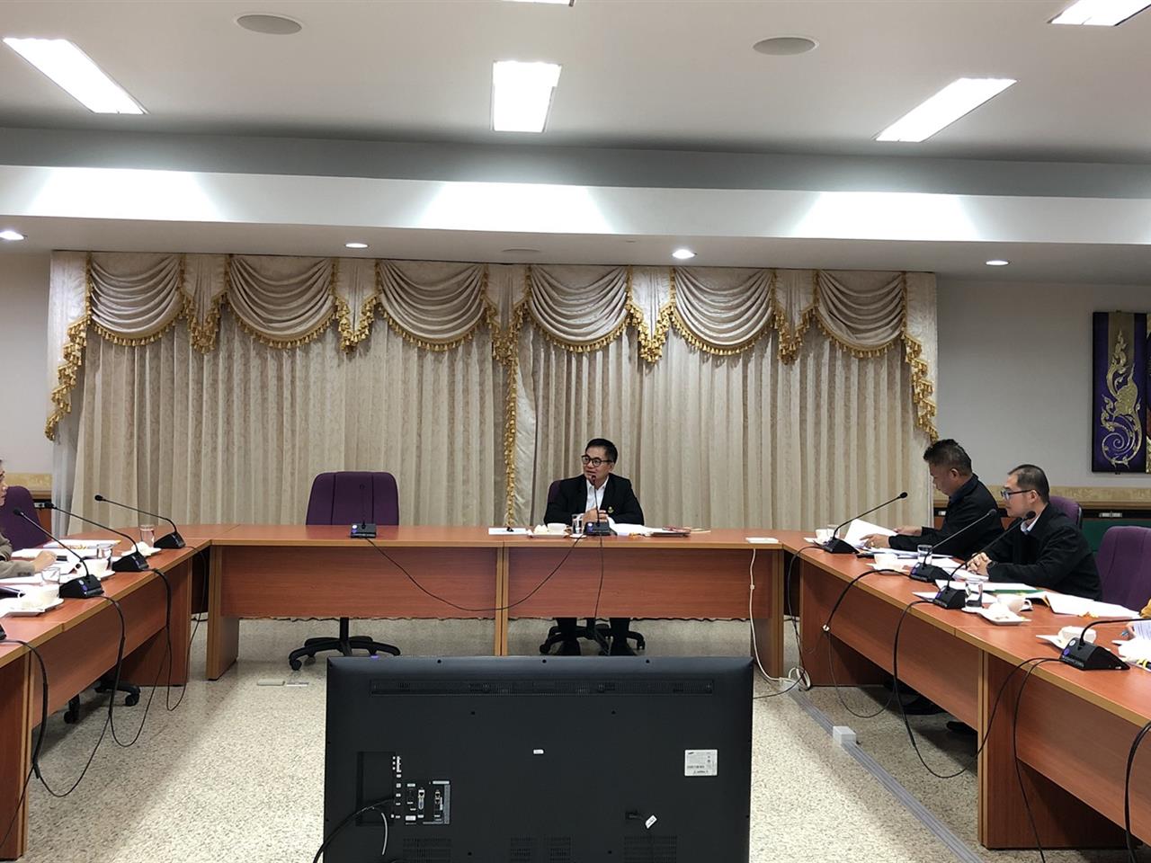 วิทยาเขตเชียงรายจัดการประชุมคณะกรรมการดำเนินงาน มหาวิทยาลัยพะเยา วิทยาเขตเชียงราย ครั้งที่ 1/2562